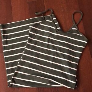 Stripped never worn body con dress.